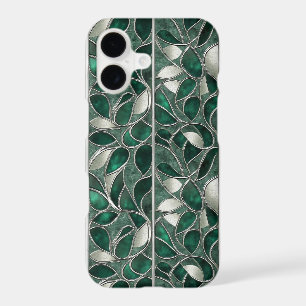 Emerald Leaves Pattern