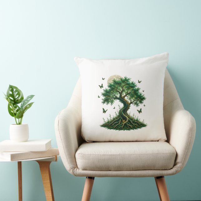 emerald magic tree latte mug cushion (Chair)