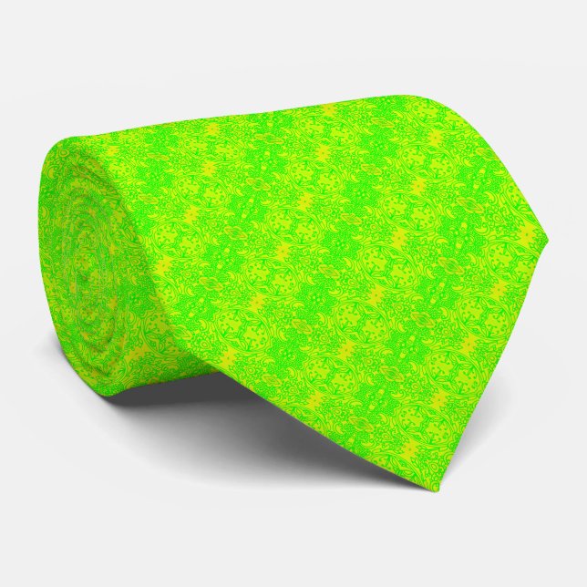 Emerald Majesty Ornamental Tie (Rolled)