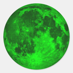 Emerald Moon Classic Round Sticker