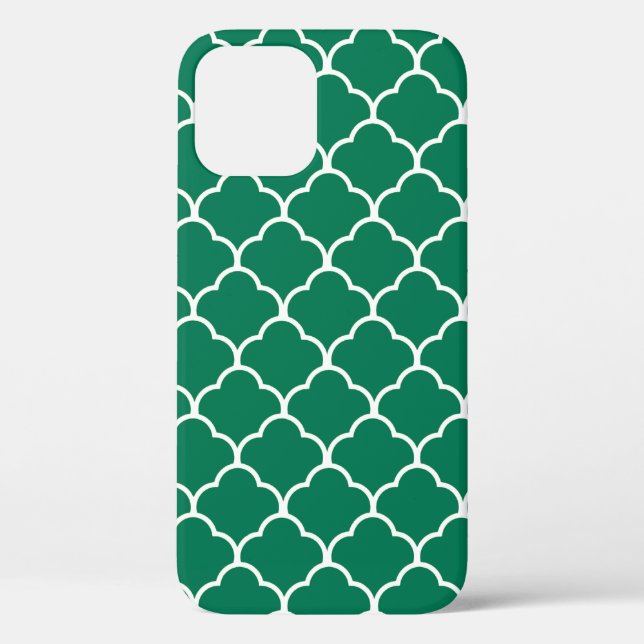 Emerald Moroccan Design @ Emporiomoffa Case-Mate iPhone Case (Back)