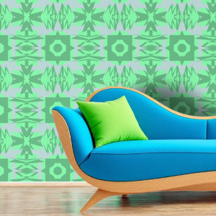 Emerald Mosaic Wallpaper