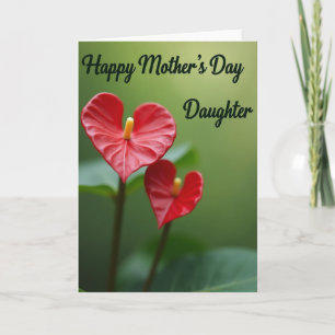 Emerald Mothers Day Daughter Card