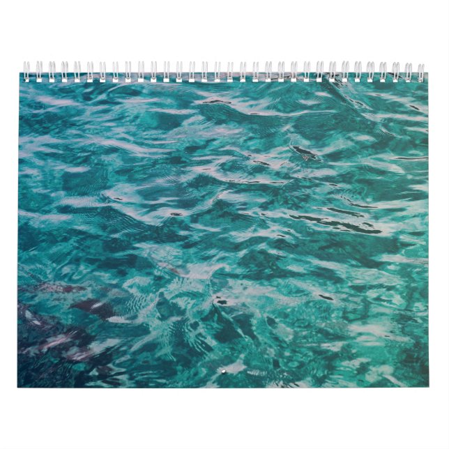 Emerald Ocean Waves Calendar (Cover)