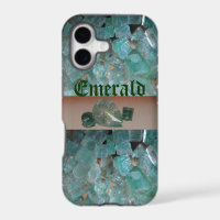 Emerald Pattern iPhone Case
