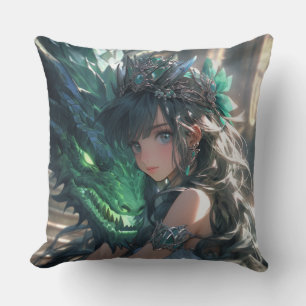 Emerald princess cushion