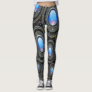 Emerald print leggings