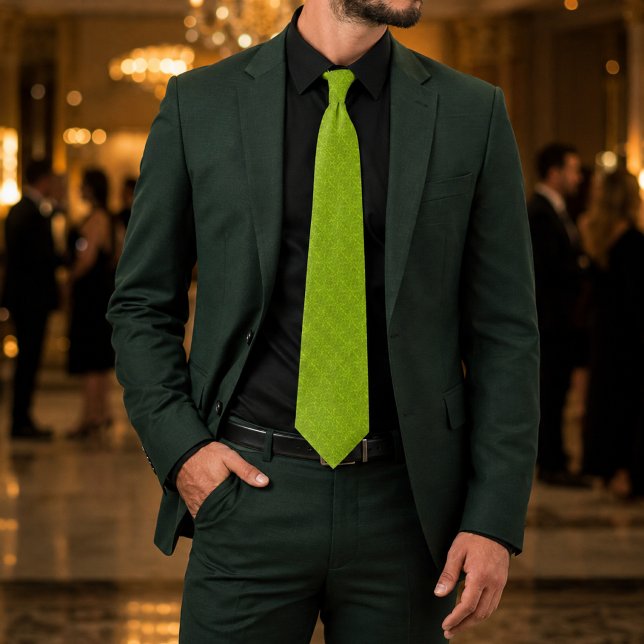 Emerald Pulse Textured Tie (Creator Uploaded)