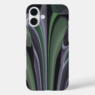 Emerald Radiance   Beautiful Green Aurora Texture  iPhone 16 Plus Case