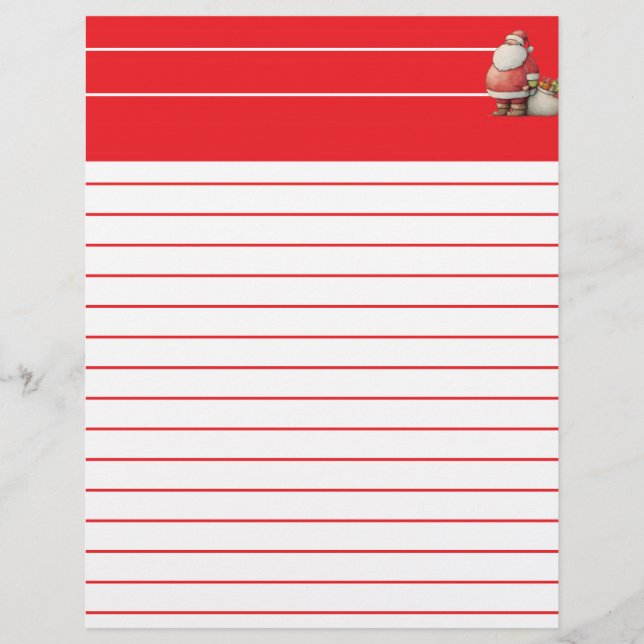 Emerald red Return Address Custom Letterhead (Front)