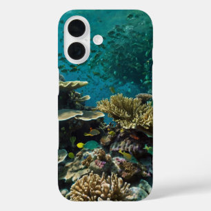 Emerald Reef Garden iPhone 16 Case