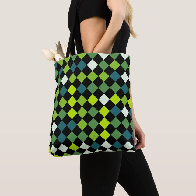 Emerald Rhapsody Tote Bag (Close Up)