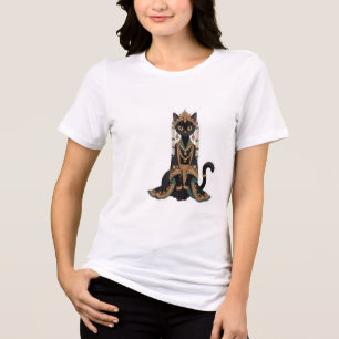 Emerald Royal Cat Empress Tri-Blend Shirt