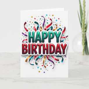 Emerald Ruby Birthday Card