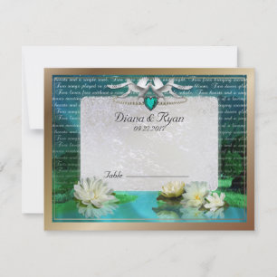 Emerald Sea Table Card
