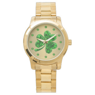 Emerald Shamrock Watch
