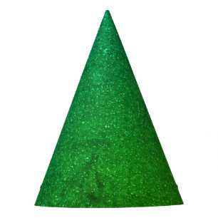 Emerald Spark Party Hat - Customisable & Elegant
