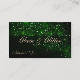 Emerald Sparkle Business Card