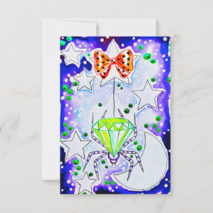 Emerald Spider Invitation