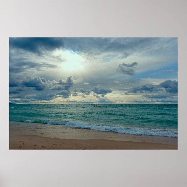 Emerald Sunset Poster (Front)