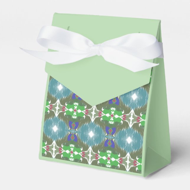 Emerald Tide Kaleidoscope Favour Box (Front Side)