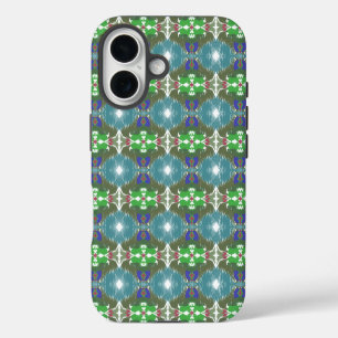 Emerald Tide Kaleidoscope iPhone 16 Case