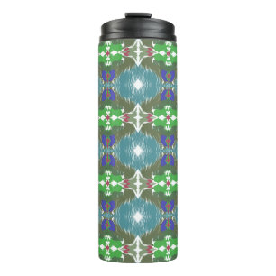 Emerald Tide Kaleidoscope Thermal Tumbler
