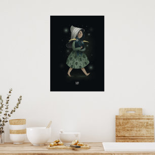 EMERALD TOUCANET by Alexandra Dikaia Poster