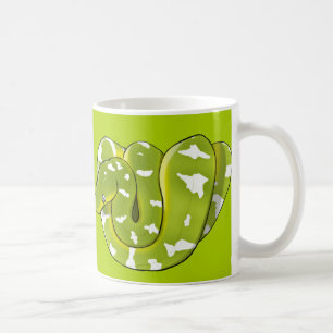 Emerald Tree Boa (updated) Green Mug
