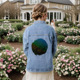 Emerald Twilight Denim Jacket