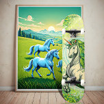 Emerald Unicorn Skateboard<br><div class="desc">Whether you're an enthusiastic skateboarder or someone who cherishes the magic of unicorns,  this skateboard is a must-have. It's also an enchanting gift for those who appreciate the blend of imagination and adventure.</div>