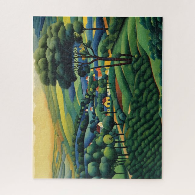 Emerald Valley Dreams Jigsaw Puzzle (Vertical)