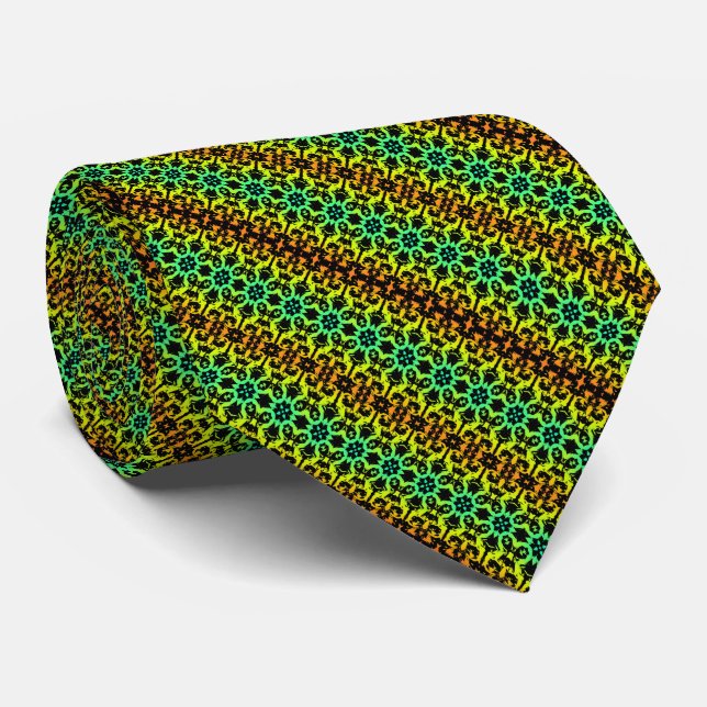  Emerald Venom Tie (Rolled)