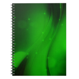 Emerald Wave Notebook