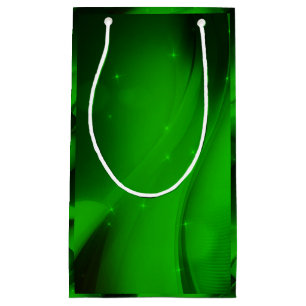 Emerald Wave Small Gift Bag