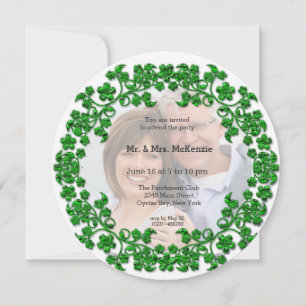 Emerald Wedding Anniversary Invitation