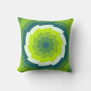 Emerald Whirl Cushion