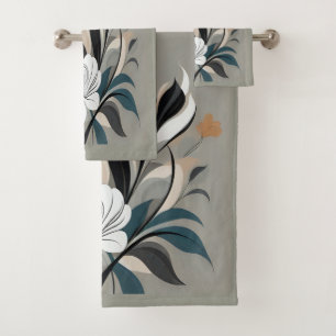 Emerald Whirlwind Bath Towel Set