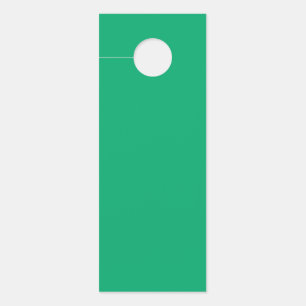 Emerald & White Custom Door Hanger