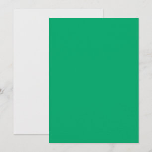 Emerald & White Custom Flat Program