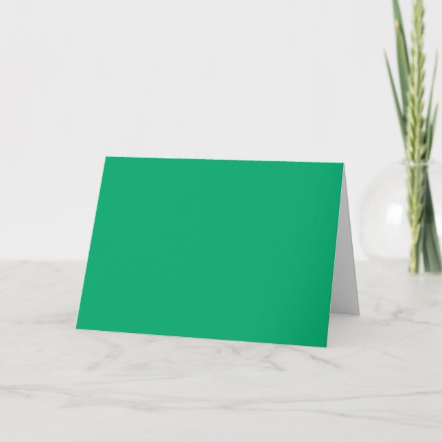 Emerald & White Folded Program – Customisable (Front)