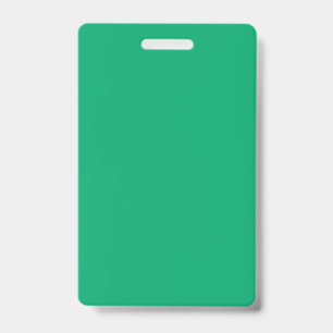 Emerald & White Vertical Event Badge – Customise ID Badge