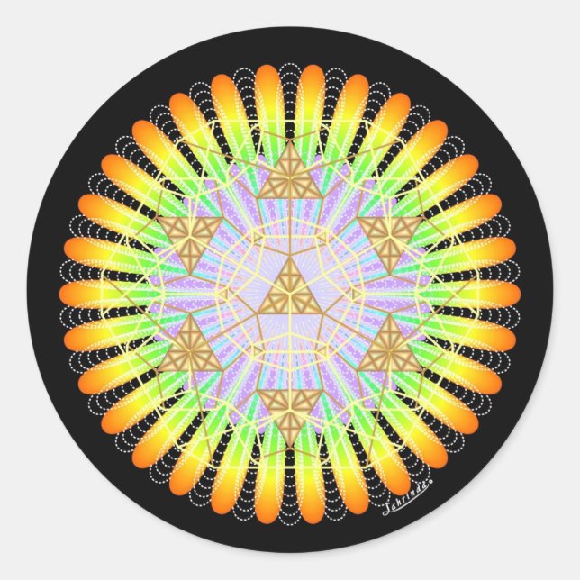 Emergence Classic Round Sticker (Front)