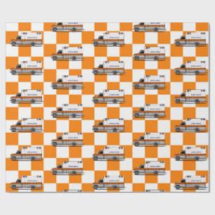 Emergency Ambulance Medic Boys Birthday Wrapping Paper
