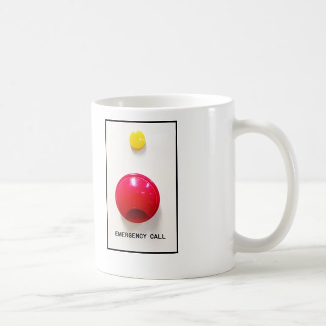 Emergency Call Button Coffee Mug (Right)