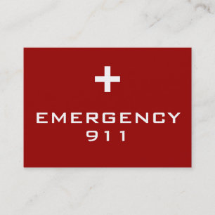 Emergency Cards