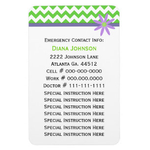 Emergency Contact: Babysitter Premium Magnet