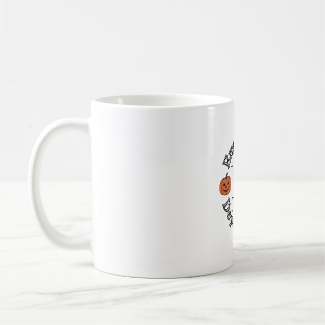 Emergency Departement Room Er Nurse Skeleton Hallo Coffee Mug (Left)