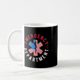 Emergency Department 4th Of July Usa Emergency Roo Coffee Mug
