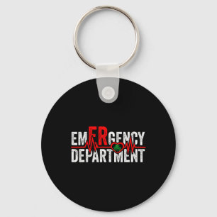 Emergency Department 4th Of July Usa St Patricks D Key Ring
